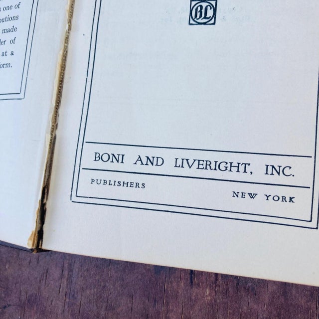 1910s "Creatures That Once Were Men" by Maxim Gorky, 1918 Antique Book For Sale - Image 5 of 11