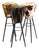 Vintage Industrial Animal Print Stools, Set of 3 For Sale