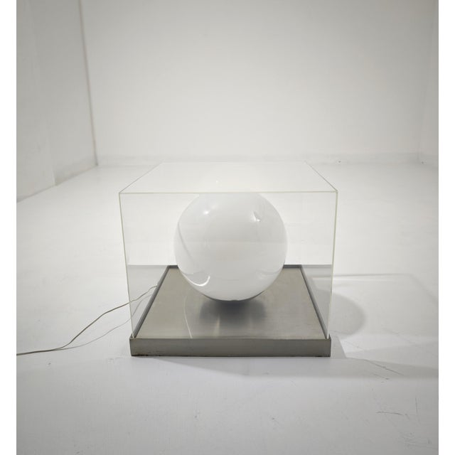 Table Lamp in Glass, Acrylic Glass and Metal, Italy, 1970 For Sale - Image 9 of 18