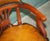 Vintage Brown Leather Captains Directors Chair For Sale - Image 9 of 18