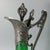 1910s Art Nouveau WMF Claret Jug With Green Glass Liner For Sale - Image 9 of 14