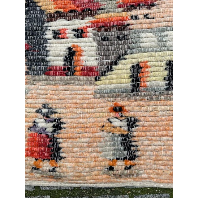 Discover the timeless beauty of this exquisite vintage South American Peru tapestry. Adorned with a captivating native...