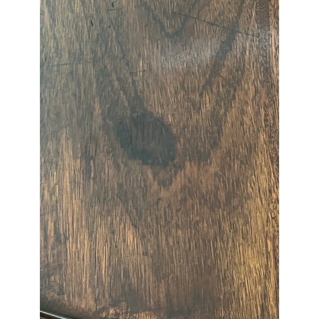 Vintage Queen Ann Collapsable Harvest Dining Table For Sale - Image 11 of 12