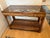 1970s Coastal Bamboo Rattan Console Table Organic Modern Style For Sale - Image 5 of 8
