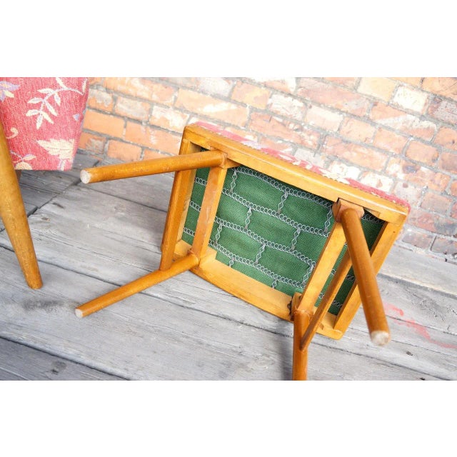 1960s Set of Adjustable Lounge Chair & Ottoman, 1960s For Sale - Image 5 of 8