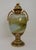 1900 - 1909 Antique Nippon Hand-Painted Scenic Covered Urn With Gilt & Jeweled Enamel, C. 1900 For Sale - Image 5 of 18