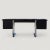 Bring timeless design into your home with this Mid-Century Modern executive desk in burl, lacquer, and chrome. Design...