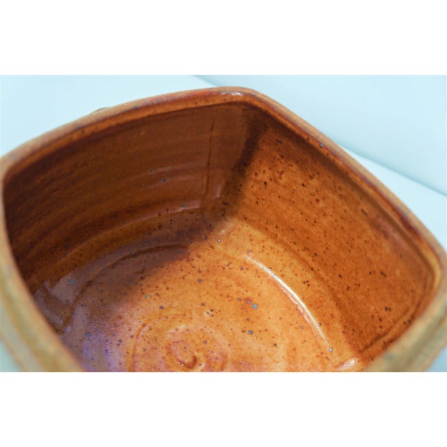 1990s Warren MacKenzie Cut Sided Lidded Box With Mark For Sale - Image 12 of 13