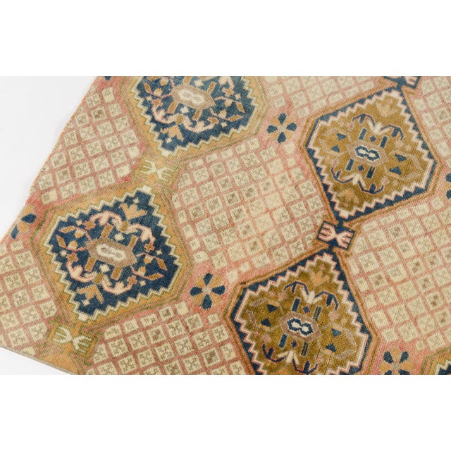 Mid 20th Century Small Anatolian Decorative Rug For Sale - Image 6 of 10