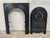 Beautiful design fireplace wagon wheel insert and surround and intricate fretwork. Add timeless charm to your home with...
