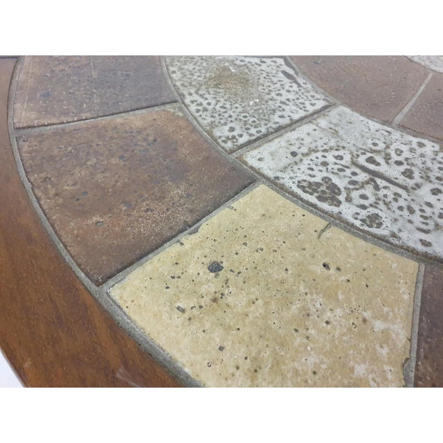 Stone Stone and Oak Coffee Table by Tue Poulsen for Haslev Furniture, Denmark, 1960s For Sale - Image 7 of 9