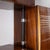 Floor-to-Ceiling Bookcase with Lighting Elements, in Restored conditions. Designed 1960 to 1969