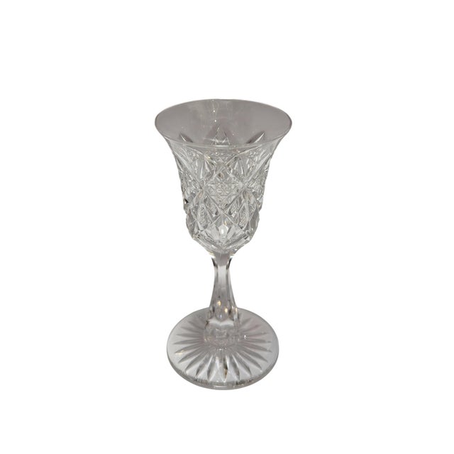 Baccarat Set of 10 Antique Baccarat French Crystal Cordials Wine Stems For Sale - Image 4 of 5