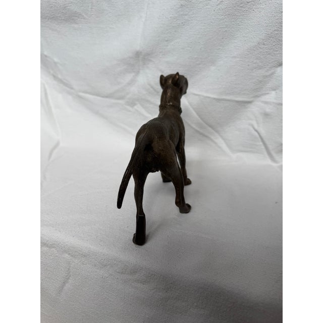 Cast Iron Male Patina Great Dane For Sale In Los Angeles - Image 6 of 8