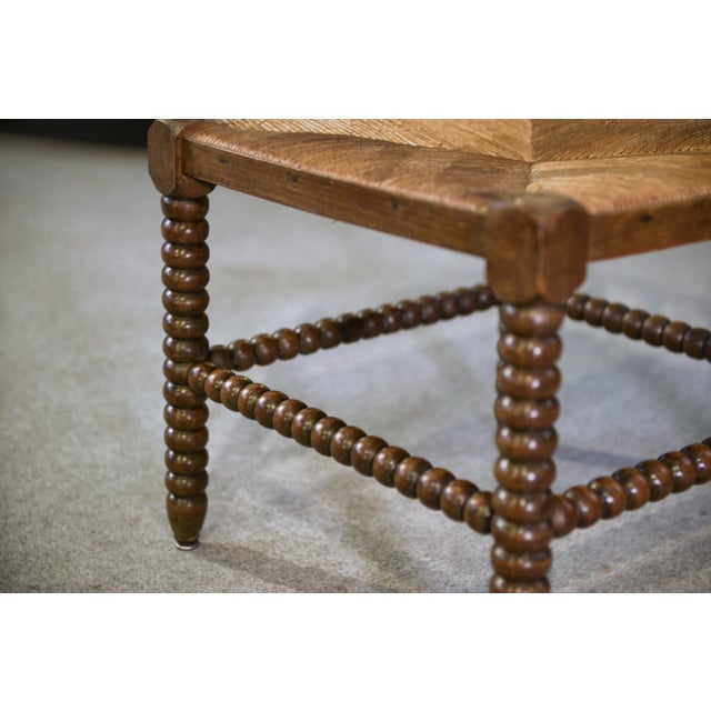 Vintage Turned Wood Corner Chairs, 1950s, Set of 2 For Sale - Image 11 of 16