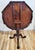 Vintage English Chippendale Style Flamed Mahogany Open Fretwork Tilt-Top Table For Sale In New York - Image 6 of 18