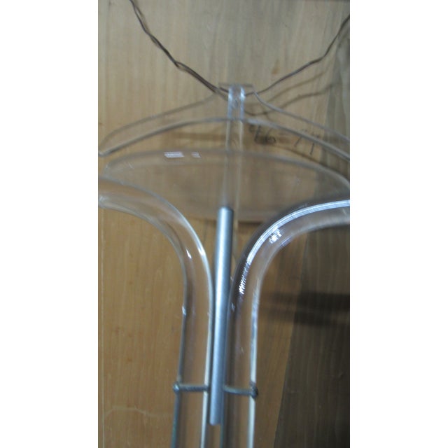 Vintage Lucite Suit Rack Blanket Stand Butlers For Sale - Image 6 of 6