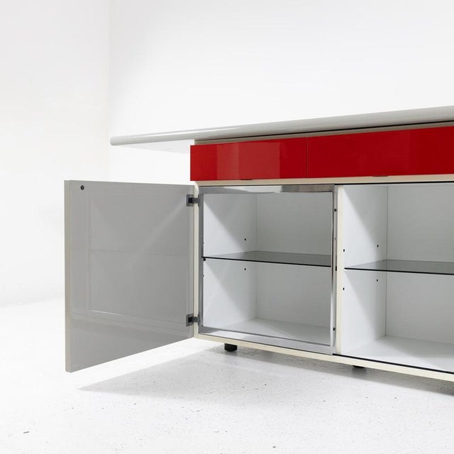 Sheraton Sideboard by Ludovico Acerbis & Giotto Stoppino for Acerbis International, 1980s For Sale - Image 6 of 13