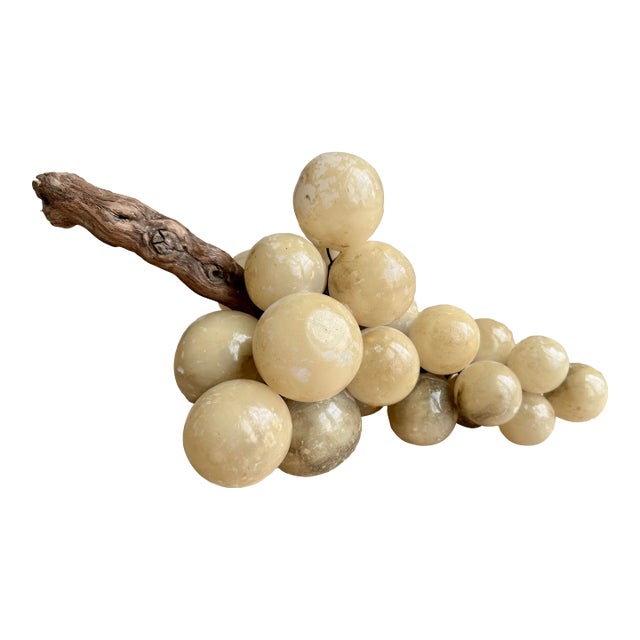 Extra Large Alabaster Grapes, Mid-Century For Sale