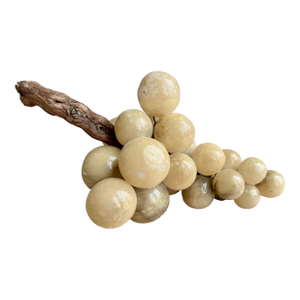 Extra Large Alabaster Grapes, Mid-Century