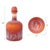 Glass Mercer Glass Capped Bottle in Tangerine- Short For Sale - Image 7 of 9