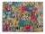 German Pop Art Blue and Green Wool Rug from Vorwerk, 1960s For Sale