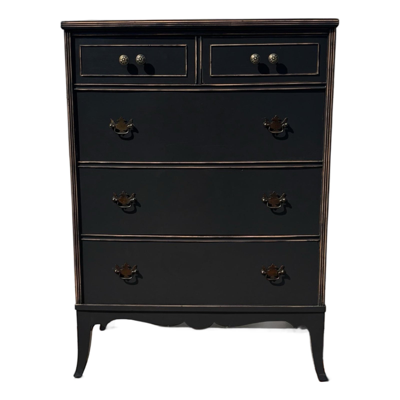 black antique dresser SOLD***SAMPLE PIECE Vintage Dixie Cabaret Dark Gray Charcoal Navy French Provincial Chest of Drawers With Gold Brass Hardware %20Enjoy%20the%20Belmont%208%20Drawer%20Tall%20Dresser%20 64" Chelmsford Decorative Storage Drawer