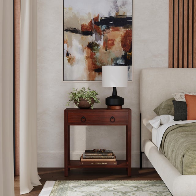The Butler Specialty Company Lark 1 drawer wide nightstand is the epitome of form, function, and beauty. Its light, open,...