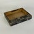 Early 20th C. Antique Six Drawers Desktop Office Cabinet With Remnant Embossed Patterned Paper Over Wood For Sale - Image 9 of 16