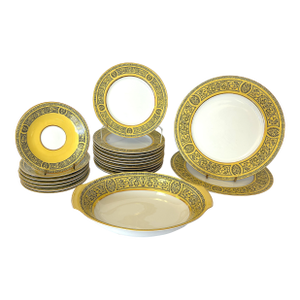 Vintage 'Golden Damask' Fine China Made in Japan- Miscellaneous 21 Piece Set