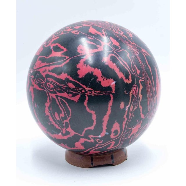 Vintage Brunswick Fireball Bowling Ball in Polyester, Italy, 1960s For Sale - Image 6 of 7