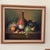 Realistic Painting on Canvas Still Life Fruit and Pottery Composition by Frank Lean Framed Circa 1960s For Sale - Image 11 of 12