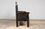 18th Century Spanish Rustic Oak Bench With Carved Panels and Dark Patina For Sale - Image 15 of 18