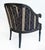 Vintage Ebonized Carved Ram's Head Bergère Chairs, Pair For Sale In Miami - Image 6 of 16