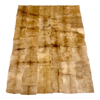 Fox Fur Blanket or Throw From Holly Hunt For Sale