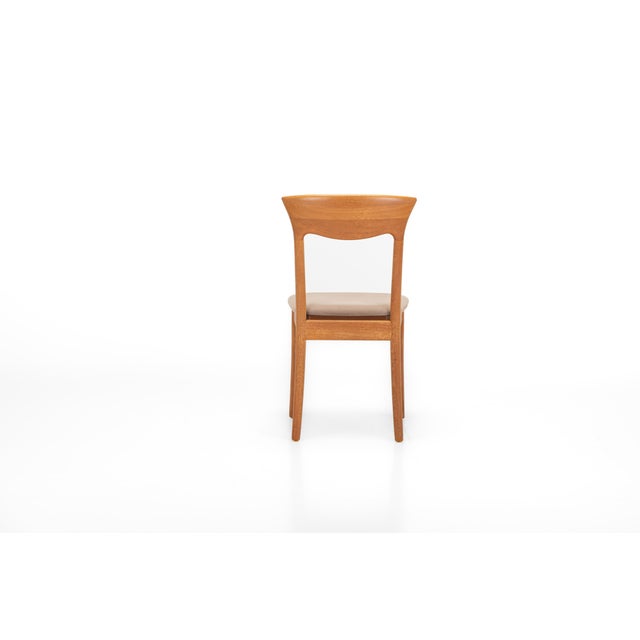 Wood Dining Chairs by Juul Kristensen for JK Denmark, 1960s, Set of 6 For Sale - Image 7 of 15