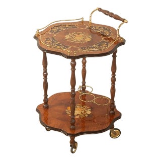 Mid-Century Italian Bar Cart For Sale