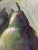 Gray “Pear” Impressionistic Original Acrylic Still Life Painting by Linda McDonough For Sale - Image 8 of 12