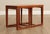 Mid-Century Modern Danish Modern Set of Three Teak Nesting Tables For Sale - Image 3 of 12