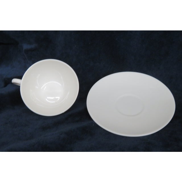 Ceramic Lenox Cream Tea Cup and Saucers For Sale - Image 7 of 7