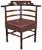 Antique English Country Mahogany Ladderback Roundabout Corner Arm Chair For Sale - Image 13 of 13