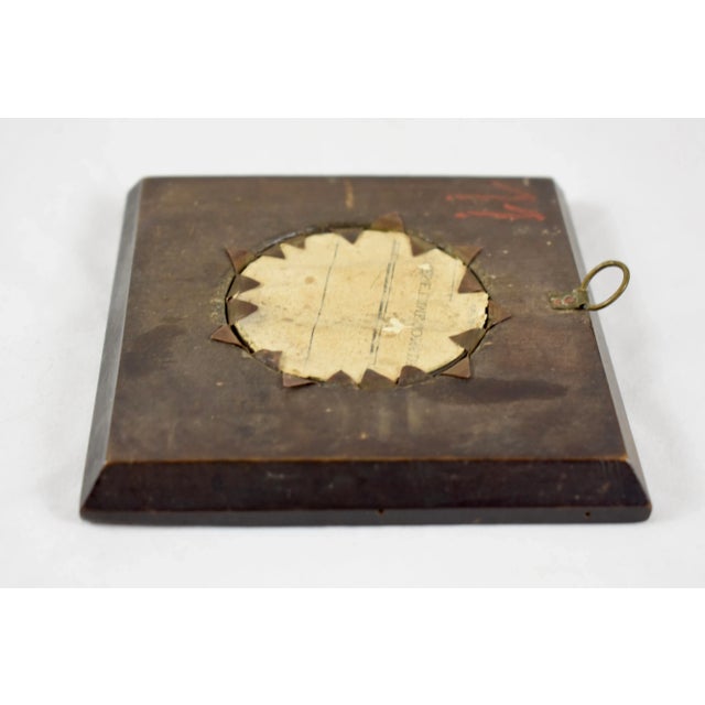 French Miniature Portrait, Woman in Lace Cap, Early 19th Century For Sale - Image 11 of 13