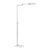 Regina Andrew Noble Floor Task Reading Lamp, Polished Nickel For Sale