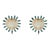Bianca Studs, White, Pierced-Set of 2 For Sale