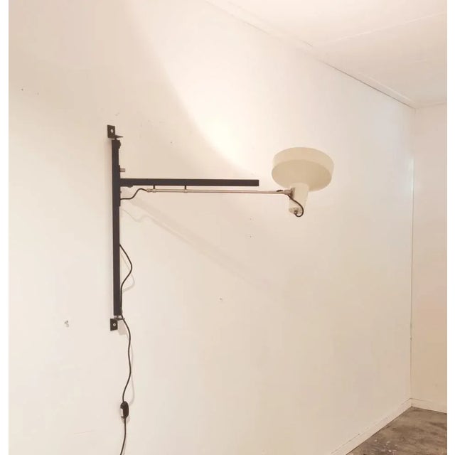 Adjustable Wall Telescope Lamp by Niek Hiemstra for Hiemstra Evolux, the Netherlands For Sale - Image 5 of 13