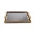Artemis Tray with Travertine Handles For Sale In Chicago - Image 6 of 8