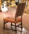 Set of 10 Louis XIII Style Walnut and Leather Dining Room Chairs For Sale - Image 10 of 13