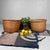 Shōwa Japanese Bamboo Baskets, 1950, Set of 2 For Sale - Image 4 of 13
