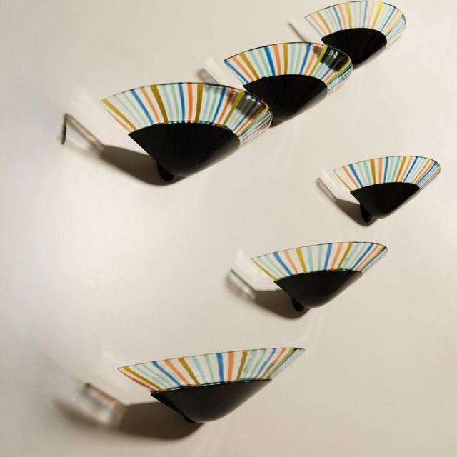 Wall Lights by Mauro Marzollo for Itre, 1980s, Set of 6 For Sale - Image 13 of 18