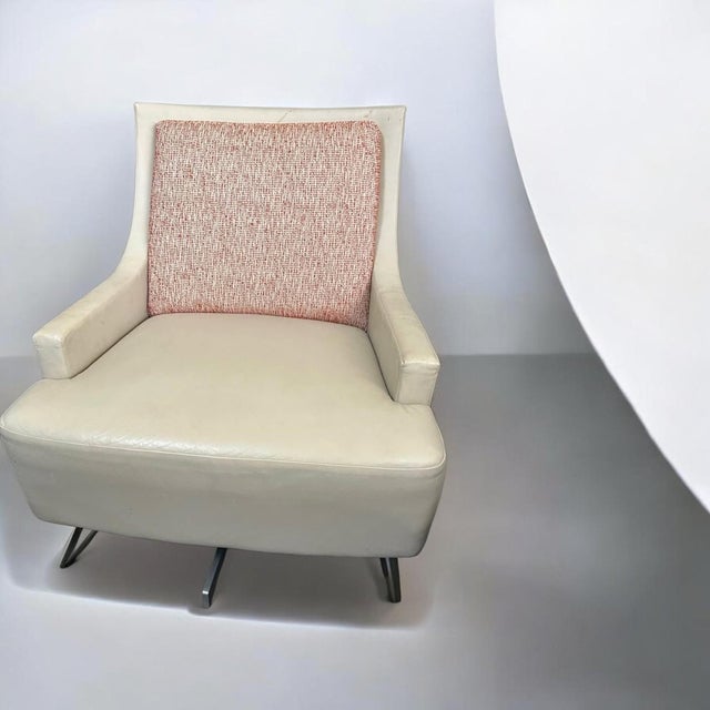 3 Barbara Barry "Scoop" Lounge Chairs for HBF-Blend of MCM Inspiration & Contemporary Refinement For Sale - Image 9 of 12